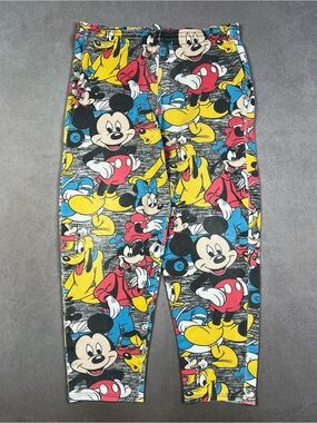 Vintage Disney Men's Mickey & Friends Graphic Sweatpants 90s